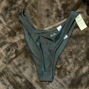 black thong aerie bathing bottoms